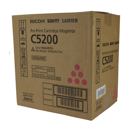 Ricoh (828424) Toner Cartridge, Magenta 24K Yield