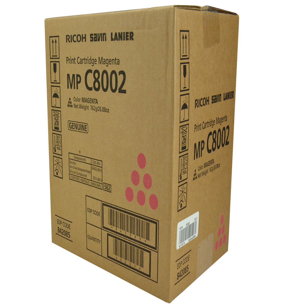 Ricoh (841782, 842085) Toner Cartridge, Magenta 29K Yield