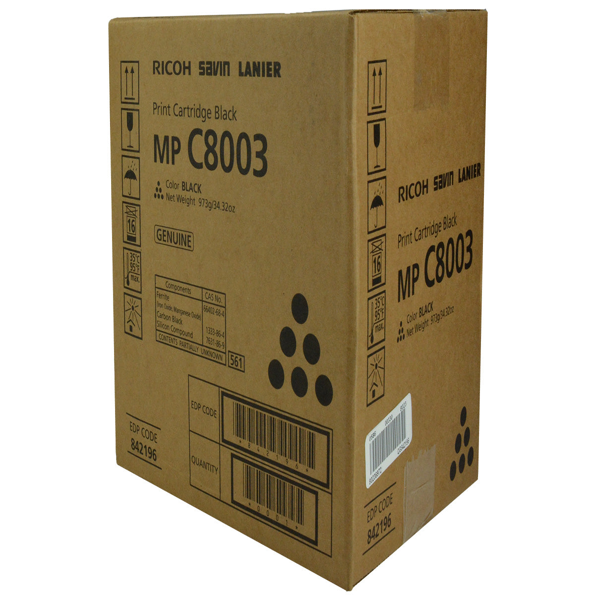 Ricoh (842196) Toner Cartridge, Black 47K Yield