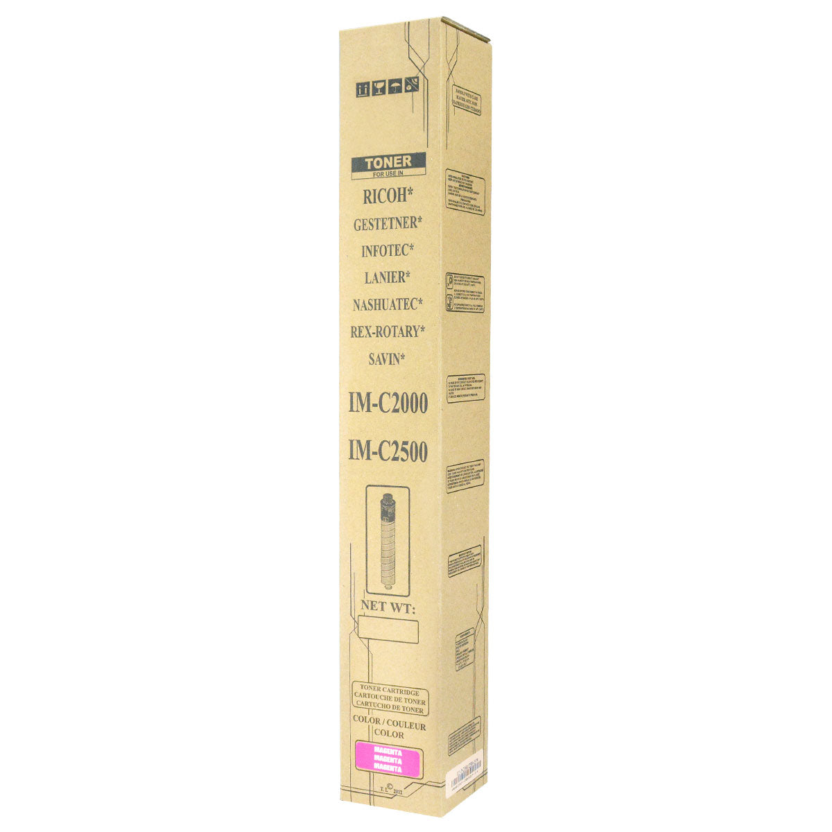 Ricoh IM C2500 Remanufactured Toner Cartridge Magenta 10.5K High Yield