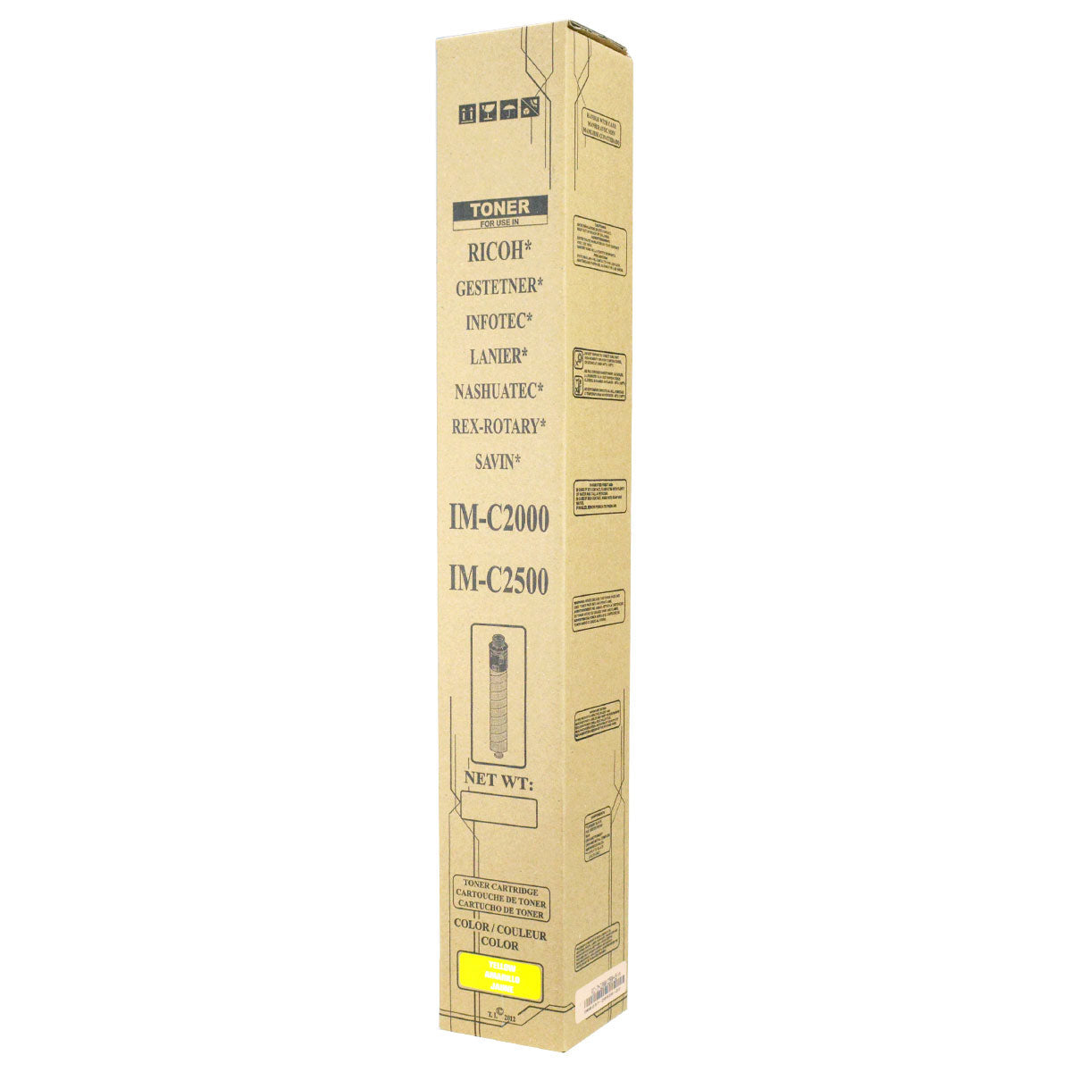 Ricoh IM C2500 Remanufactured Toner Cartridge Yellow 10.5K High Yield