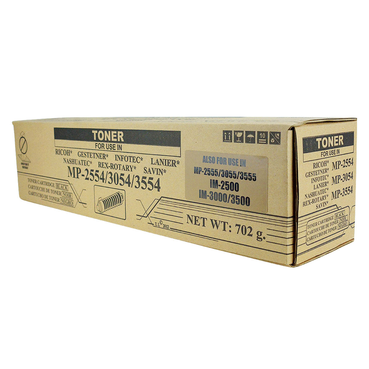 Ricoh MP 3554 Remanufactured Toner Cartridge Black 24K Yield