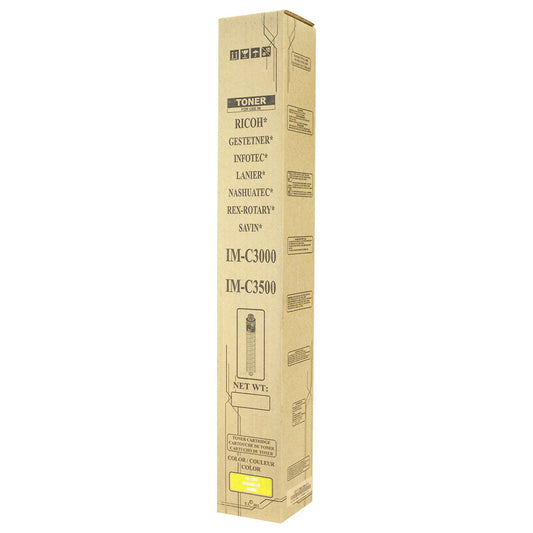Ricoh IM C3500 Remanufactured Toner Cartridge Yellow 19K Yield