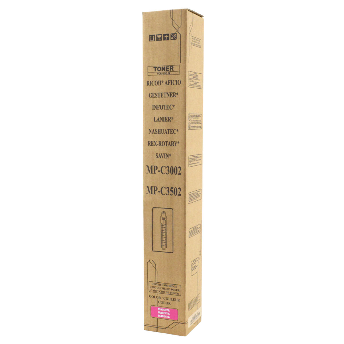 Ricoh MP C3502 Remanufactured Toner Cartridge Magenta 18K Yield