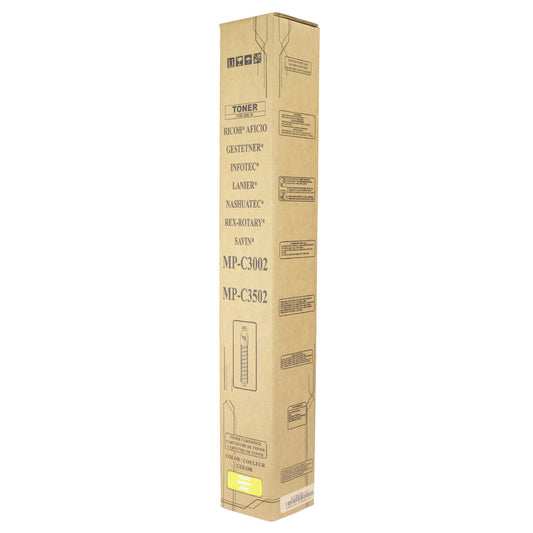 Ricoh MP C3502 Remanufactured Toner Cartridge Yellow 18K Yield
