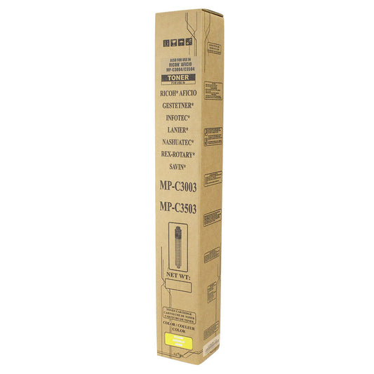 Ricoh MP C3503 Remanufactured Toner Cartridge Yellow 18K Yield