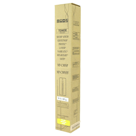 Ricoh MP C305 Remanufactured Toner Cartridge Yellow 4K Yield