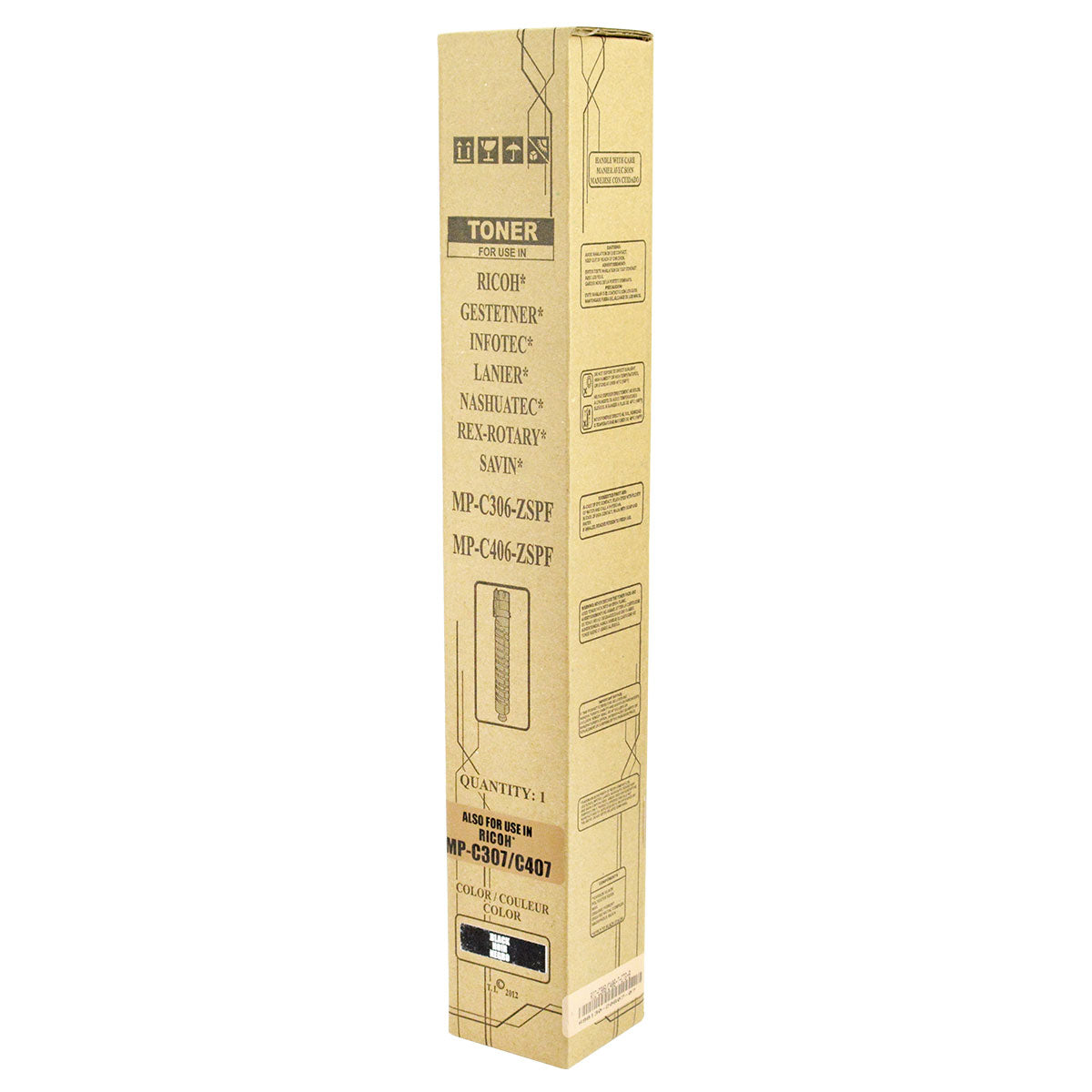 Ricoh MP C406 Remanufactured Toner Cartridge Black 17K Yield