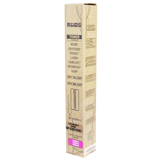 Ricoh MP C406 Remanufactured Toner Cartridge Magenta 6K Yield