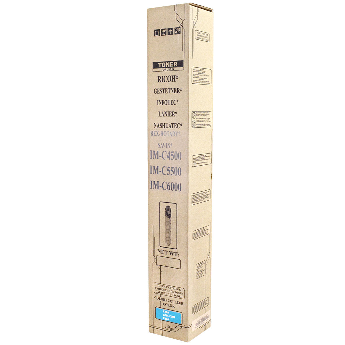 Ricoh IM C6000 Remanufactured Toner Cartridge Cyan 22.5K Yield