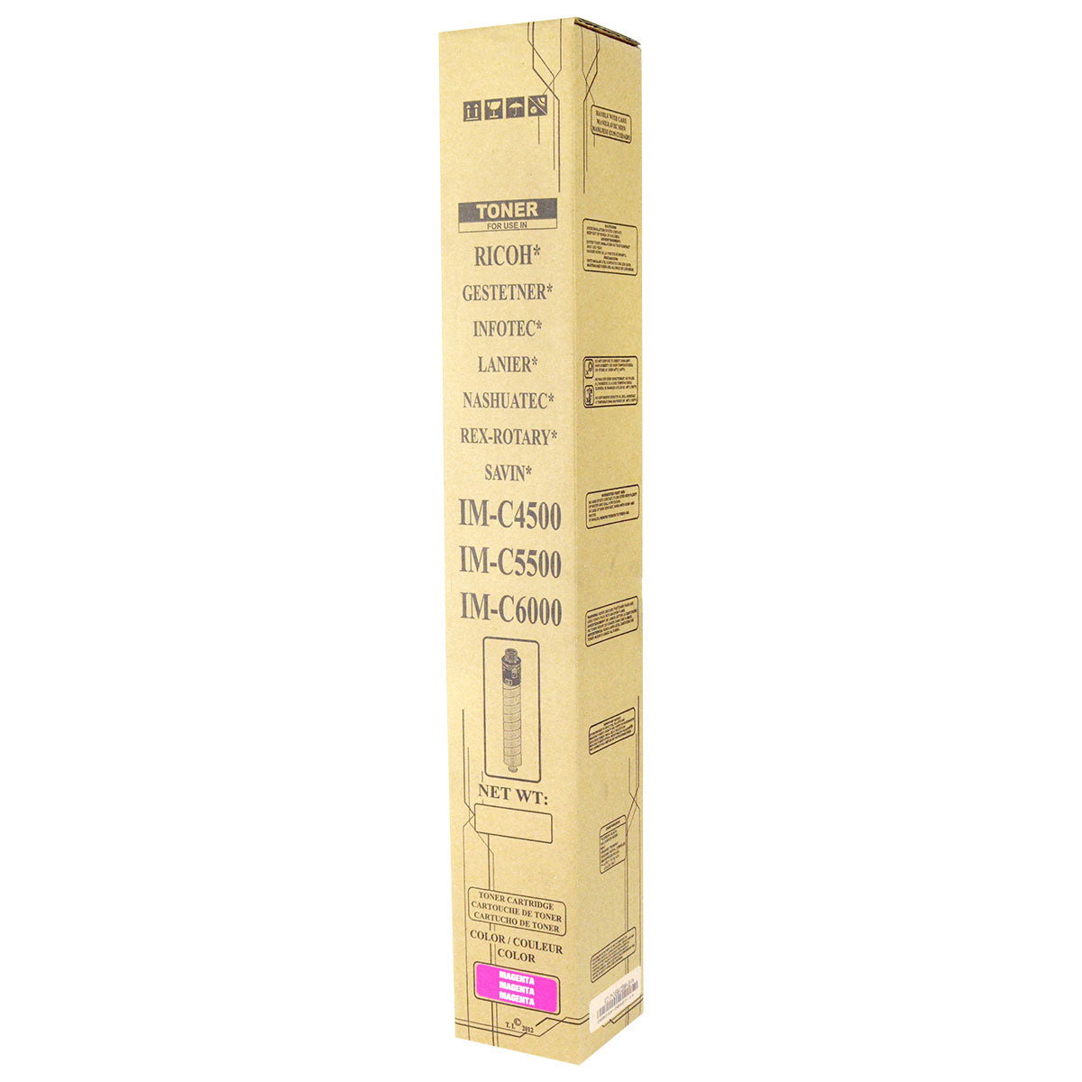 Ricoh IM C6000 Remanufactured Toner Cartridge Magenta 22.5K Yield