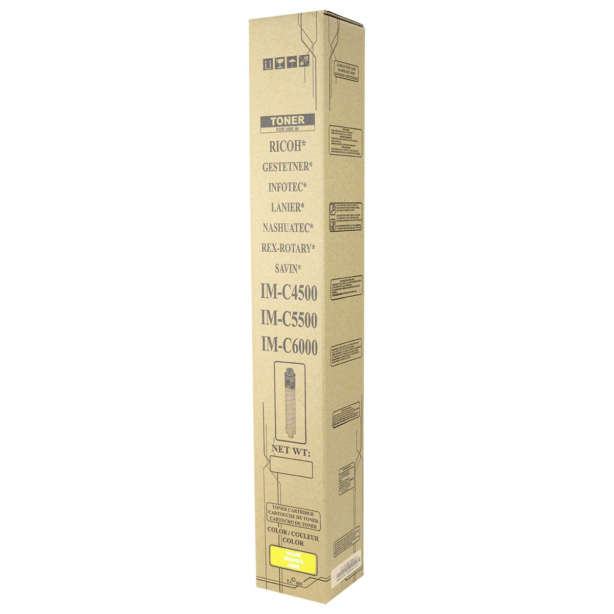 Ricoh IM C6000 Remanufactured Toner Cartridge Yellow 22.5K Yield