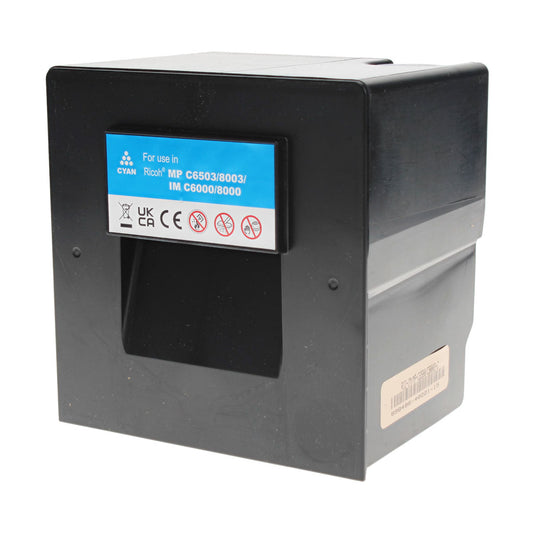 Ricoh MP C8003 Remanufactured Toner Cartridge Cyan 26K Yield