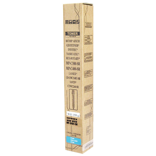 Ricoh MP C400 Remanufactured Toner Cartridge Cyan 10K Yield