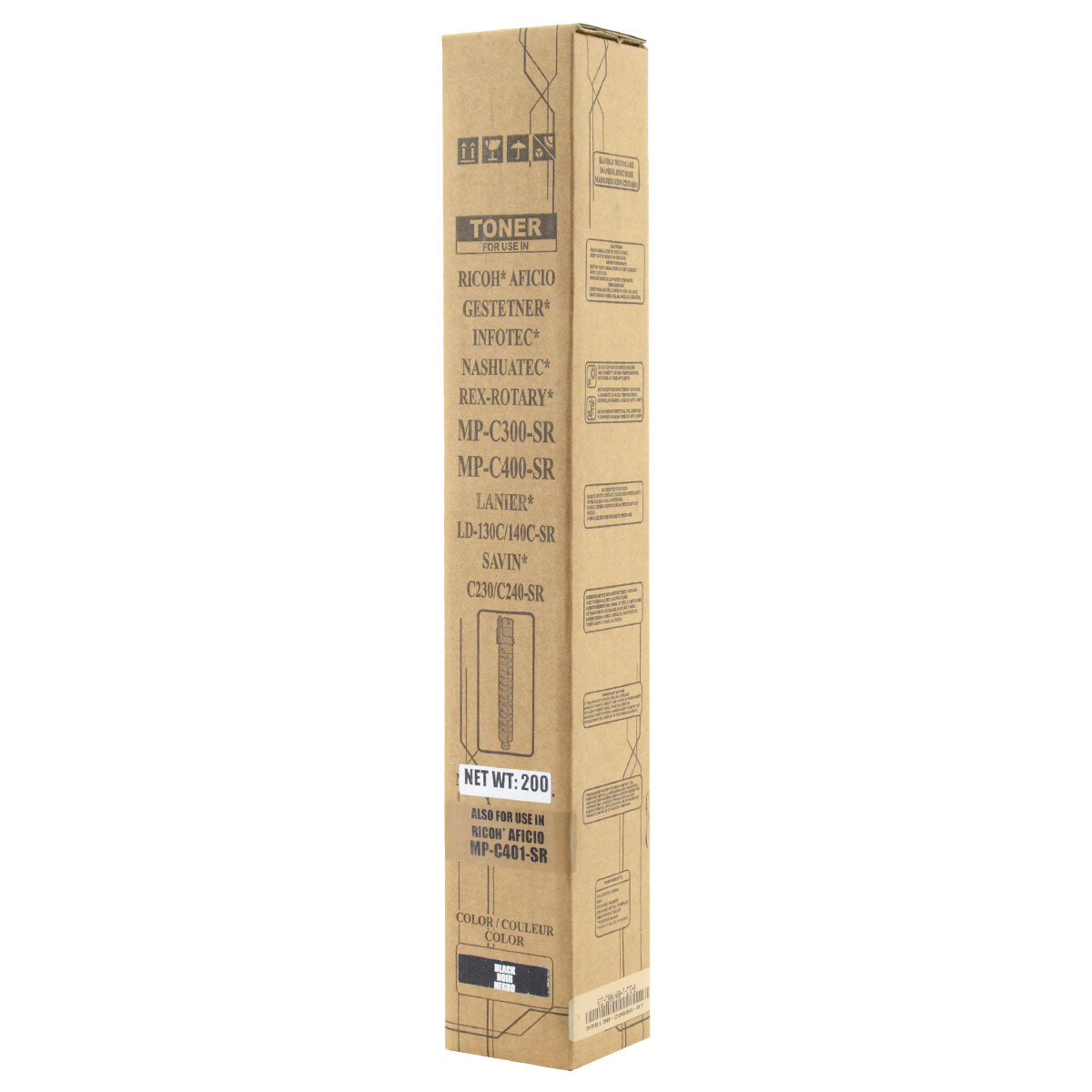 Ricoh MP C400 Remanufactured Toner Cartridge Black 10K Yield