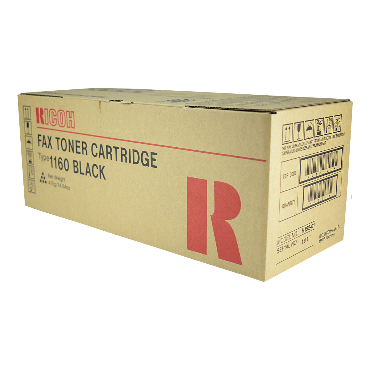 Ricoh Type 1160 (430347) Toner Cartridge, Black 5K Yield