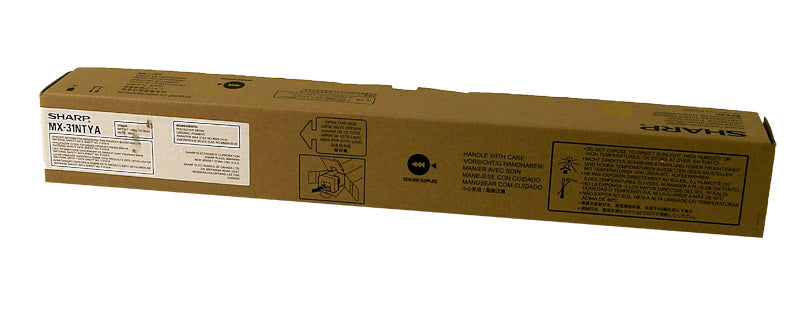 Sharp MX-31NTYA Toner Cartridge, Yellow 15K Yield