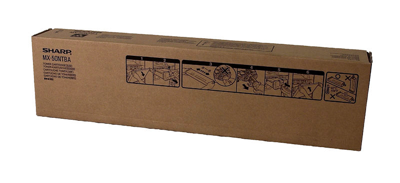 Sharp MX-50NTBA Toner Cartridge, Black 36K Yield