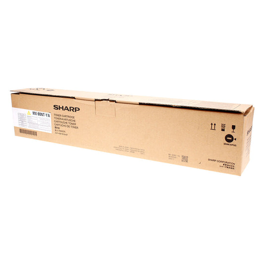 Sharp (MX-80NTYA) Toner Cartridge, Yellow 50K Yield