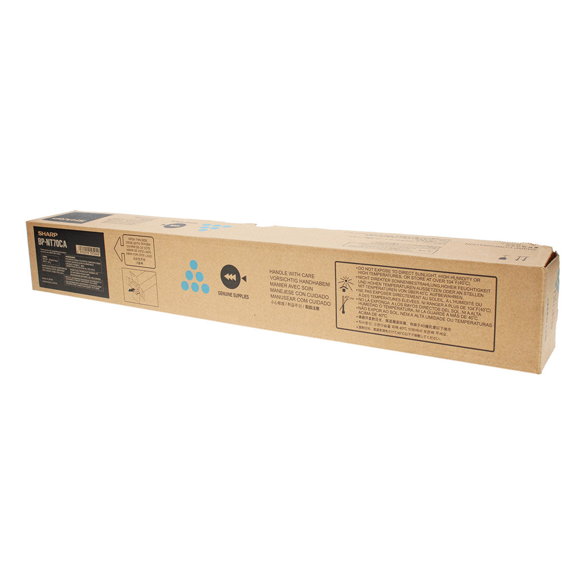 Sharp (BP-NT70CA) Toner Cartridge, Cyan 24K Yield