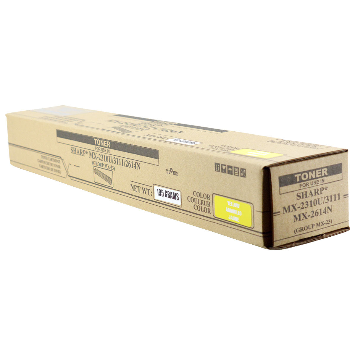 MX-23NTYA Remanufactured Toner Cartridge Yellow 10K Yield
