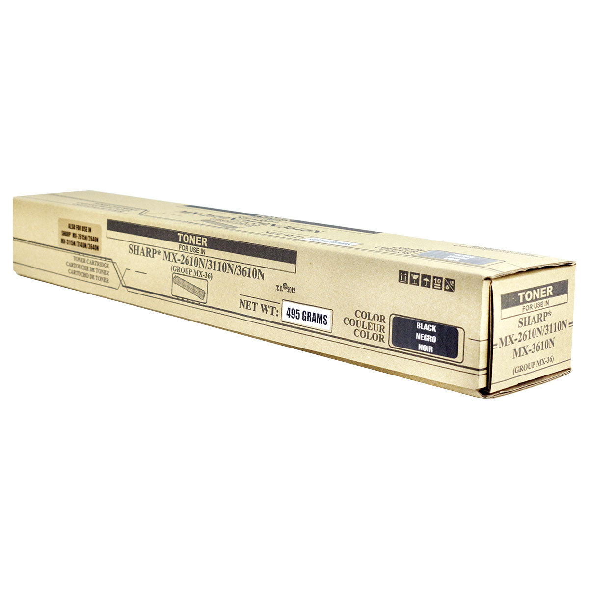 MX-36NTBA Remanufactured Toner Cartridge Black 24K Yield