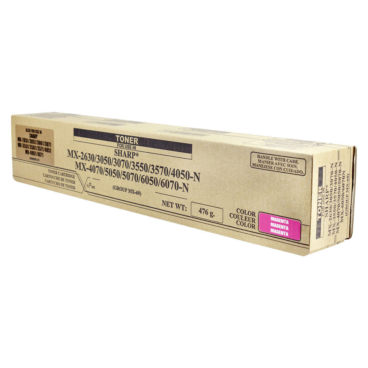 MX-61NTMA Remanufactured Toner Cartridge Magenta 24K Yield