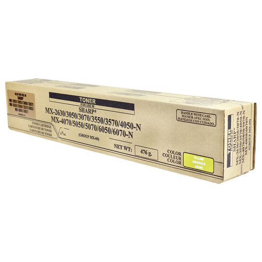 MX-61NTYA Remanufactured Toner Cartridge Yellow 24K Yield
