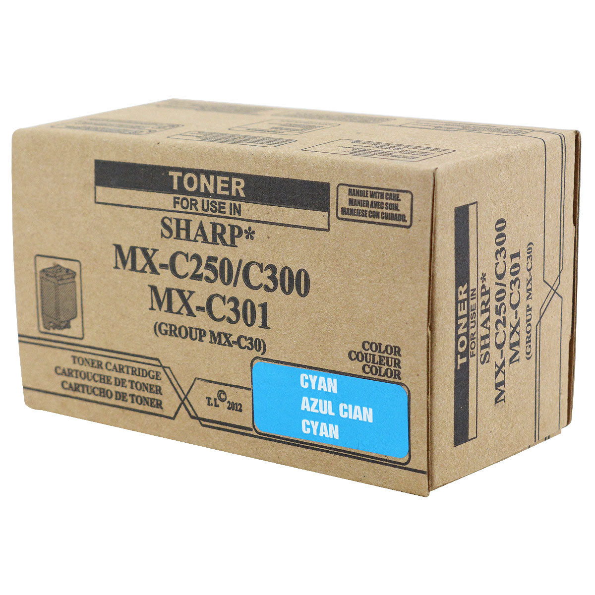 MX-C30NTC Remanufactured Toner Cartridge Cyan 6K Yield