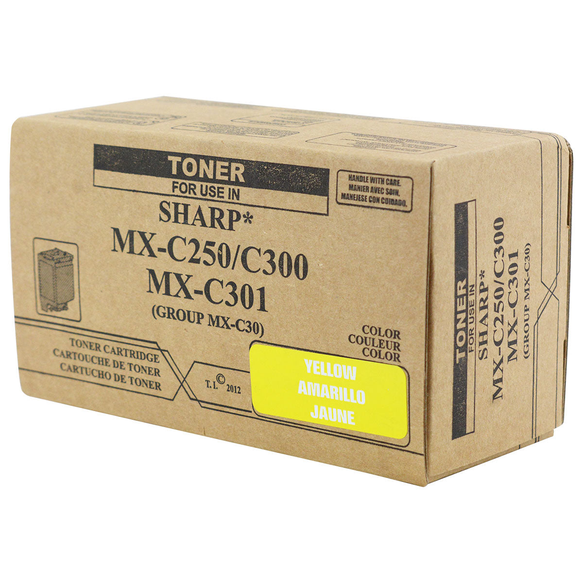 MX-C30NTY Remanufactured Toner Cartridge Yellow 6K Yield