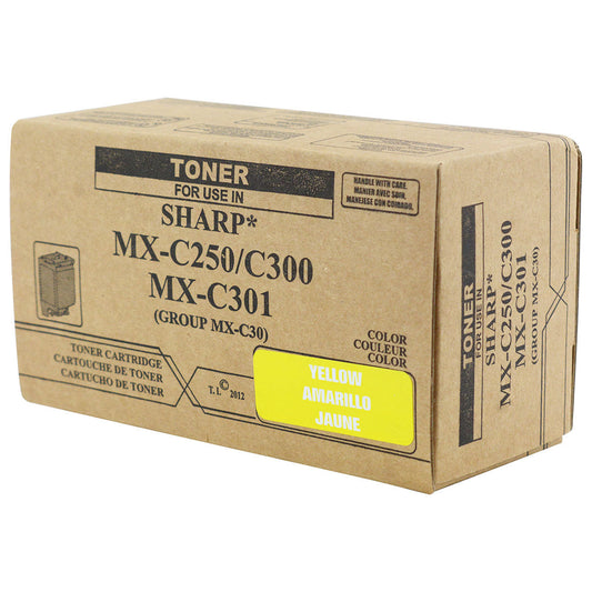 MX-C30NTY Remanufactured Toner Cartridge Yellow 6K Yield