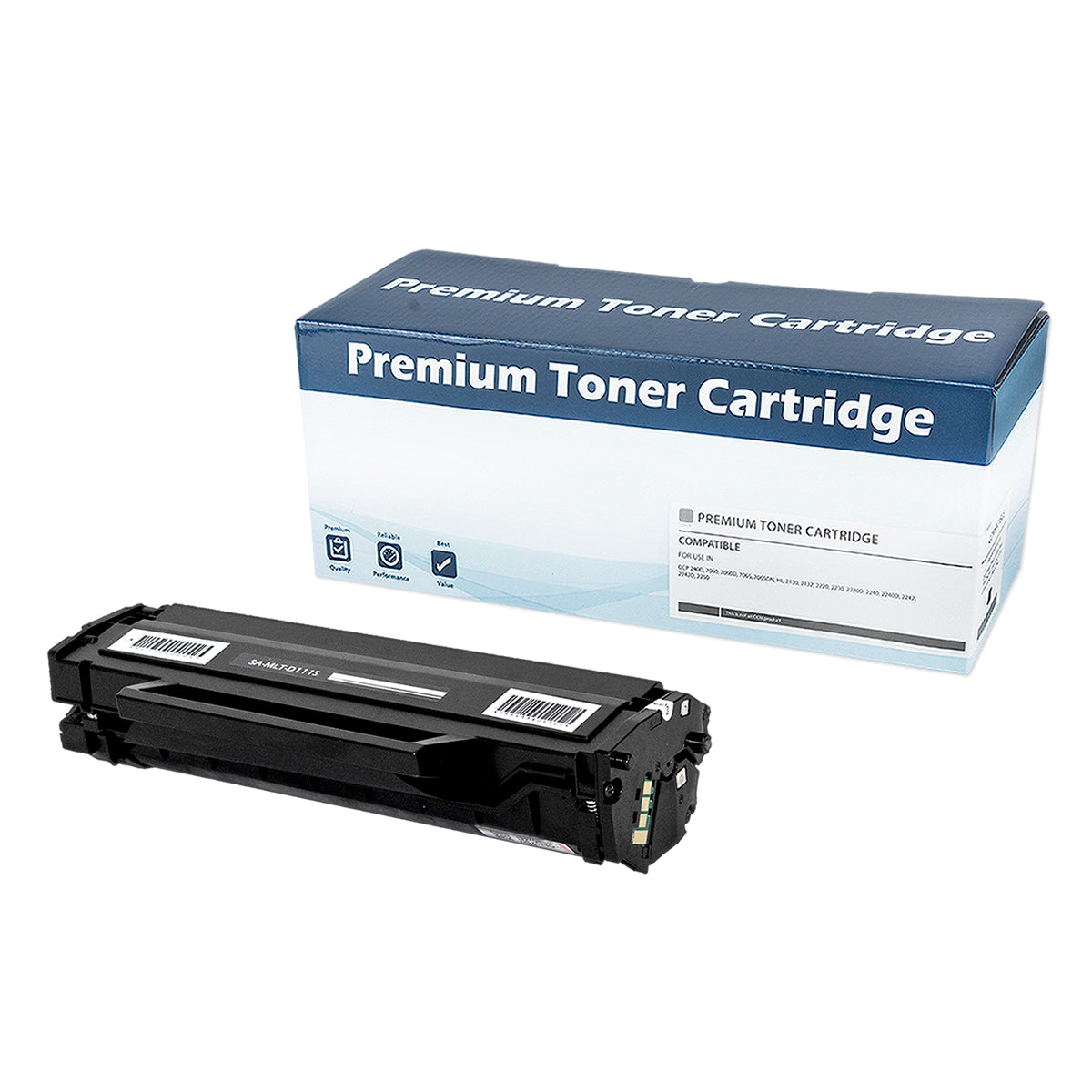 111S Remanufactured Black Toner Cartridge – 1,000 Pages