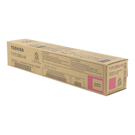 Toshiba T-FC330U-M (TFC330UM) Toner Cartridge, Magenta 17.4K Yield