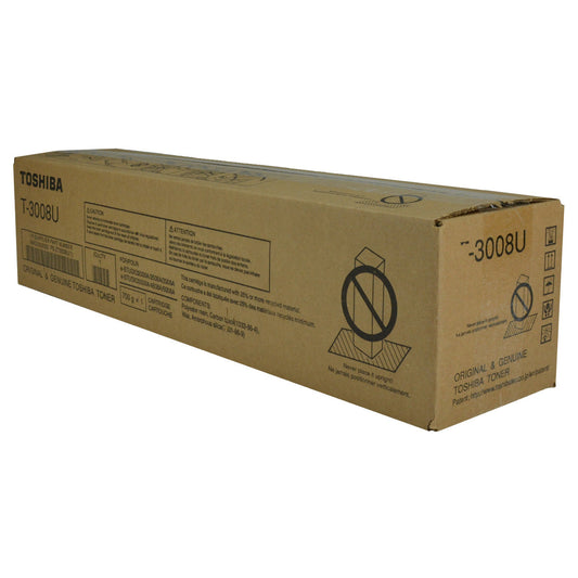 Toshiba T-3008U (T3008U) Toner Cartridge, Black 43.9K Yield