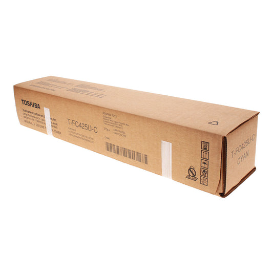 Toshiba T-FC425U-C (TFC425UC) Toner Cartridge, Cyan 38K Yield