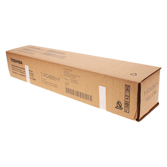 Toshiba T-FC425U-Y (TFC425UY) Toner Cartridge, Yellow 38K Yield