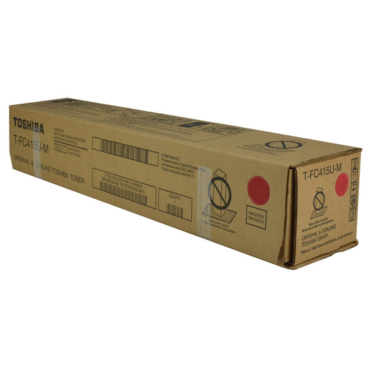 Toshiba T-FC415U-M (TFC415UM) Toner Cartridge, Magenta 33.6K Yield