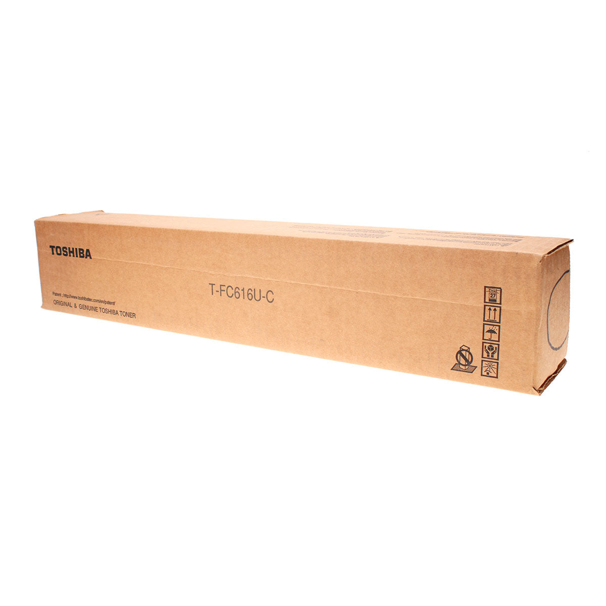 Toshiba T-FC616U-C (TFC616UC) Toner Cartridge, Cyan 39.2K Yield