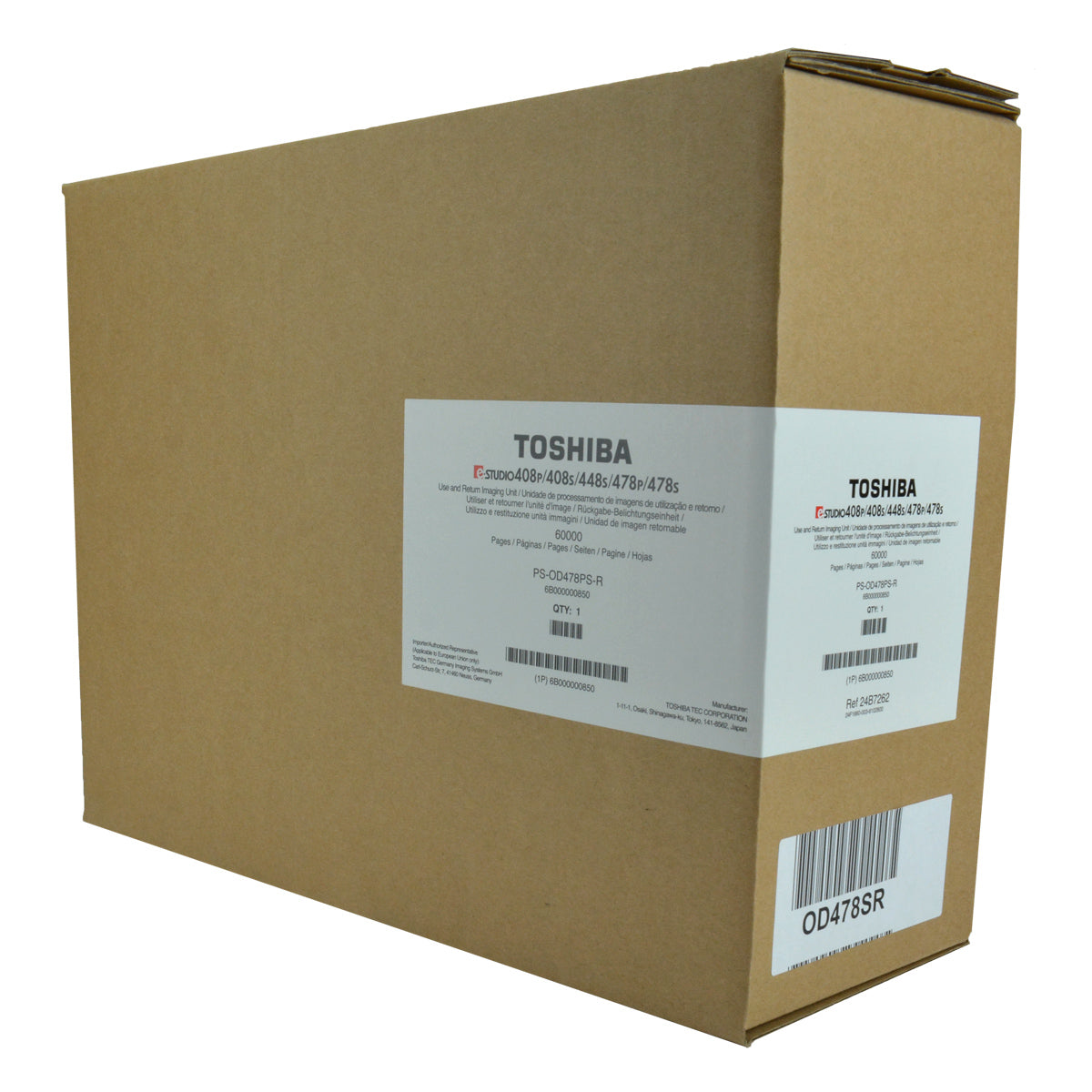 Toshiba OD-478SR (OD478SR) Drum Unit, Black 60K Yield