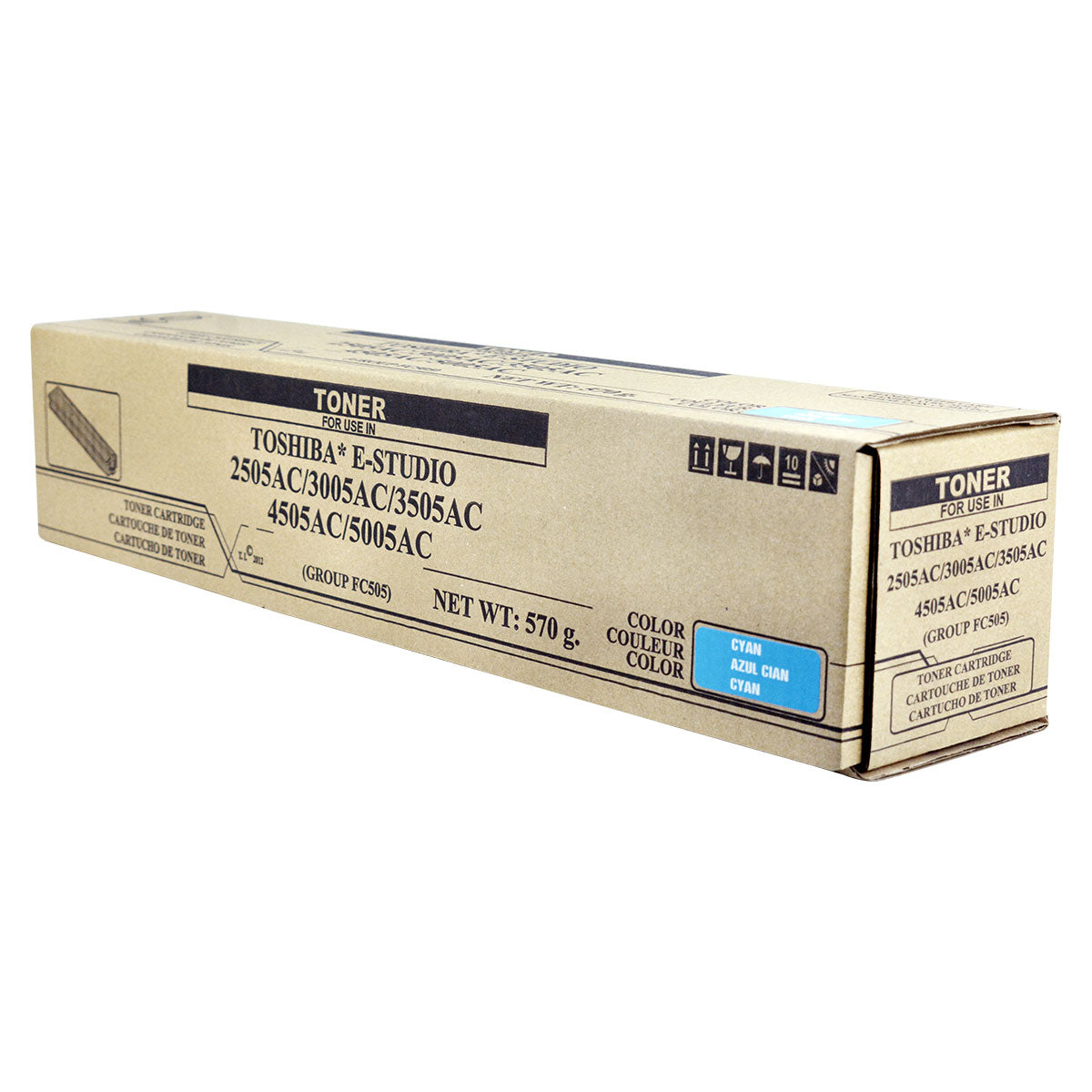 T-FC505UC Remanufactured Toner Cartridge Cyan 33.6K Yield