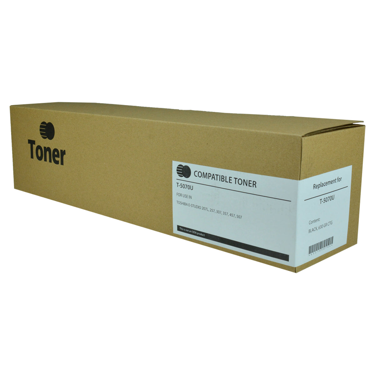 Toner-Dog T-5070U OEM Black Toner Cartridge – 36,600 Pages