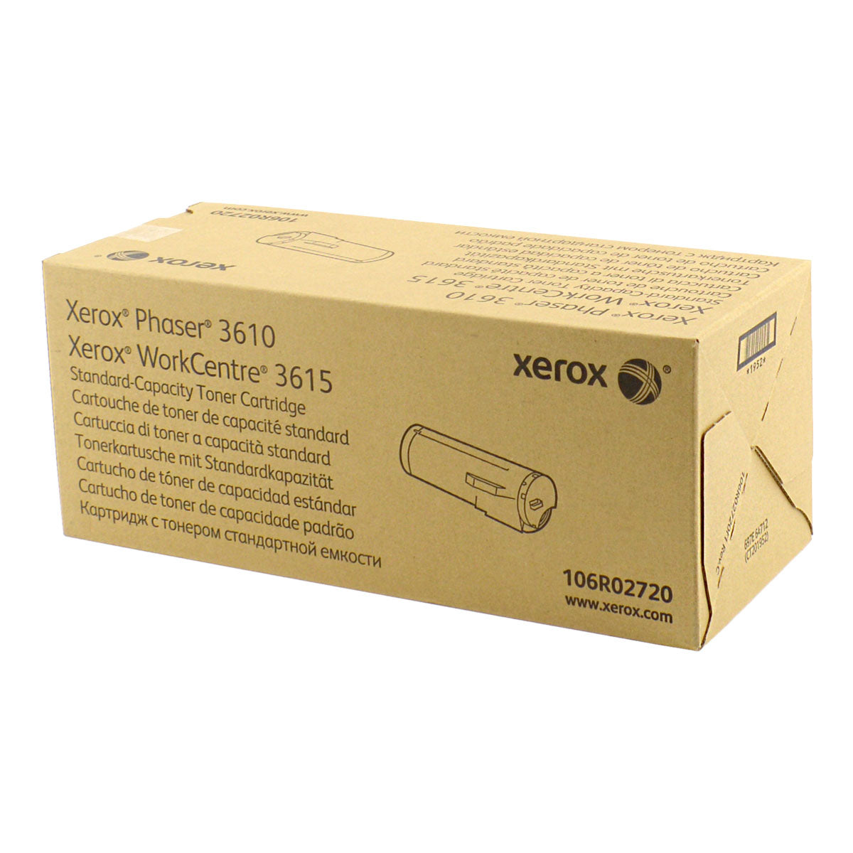 Xerox 106R02720 (106R2720) Toner Cartridge, Black 5.9K Yield