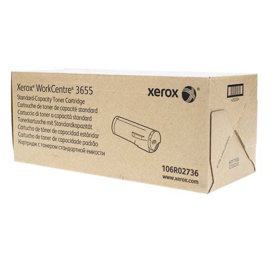 Xerox 106R02736 (106R2736) Toner Cartridge, Black 6.1K Yield