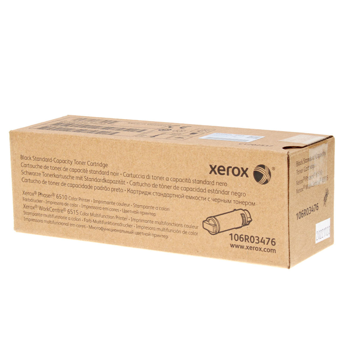 Xerox 106R03476 (106R3476) Toner Cartridge, Black 2.5K Yield