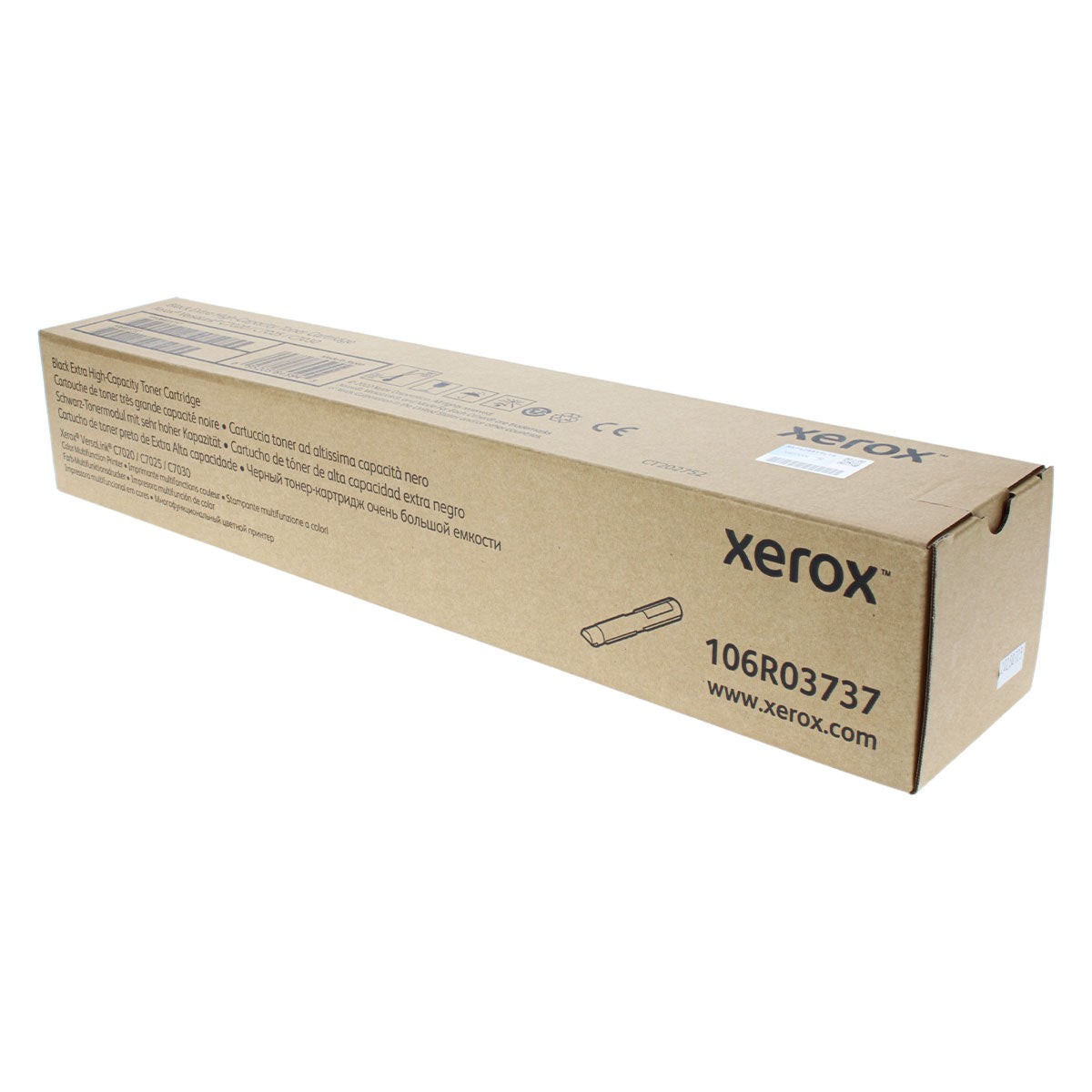 Xerox 106R03737 (106R3737) Toner Cartridge, Black 23.6K High Yield
