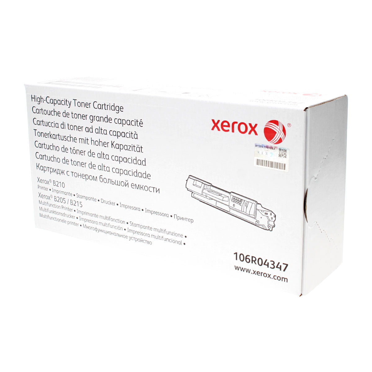 Xerox 106R04347 (106R4347) Toner Cartridge, Black 3K High Yield