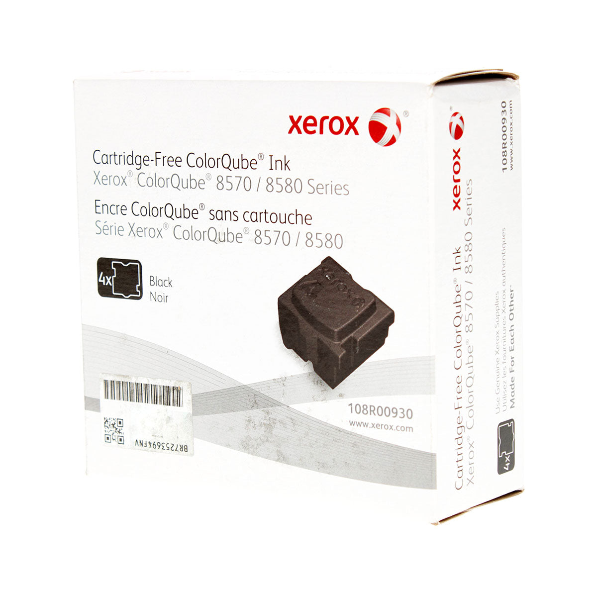 Xerox 108R00930 (108R930) Inkjet, Black 8.6K Yield, 4 pk