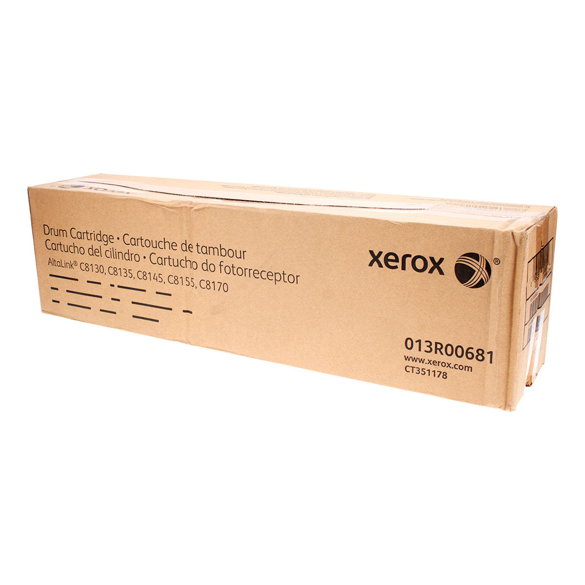 Xerox (13R00681) Drum Cartridge, Black 180K Yield
