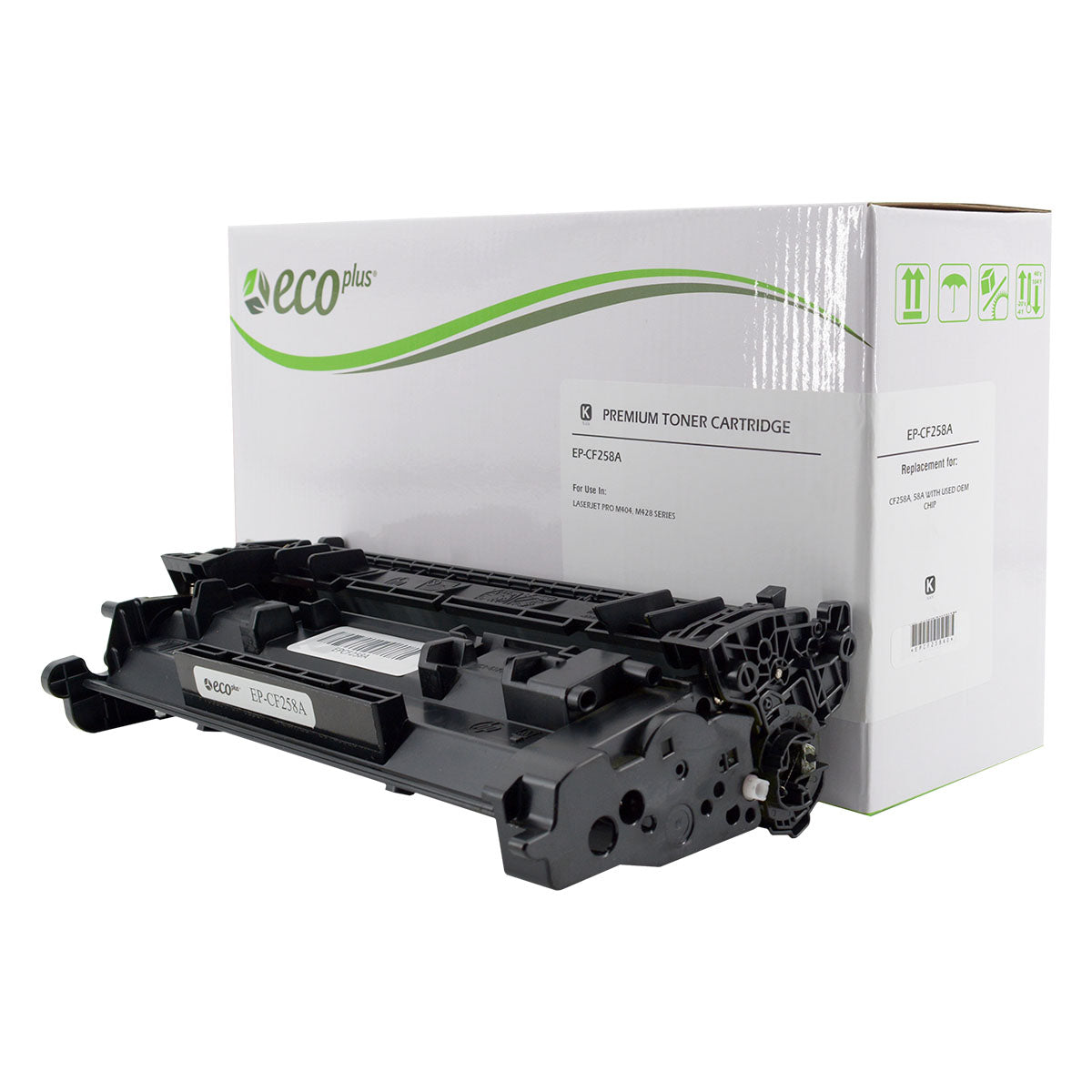HP 58A Remanufactured Toner Cartridge Black 3K Yield (Used Chip)