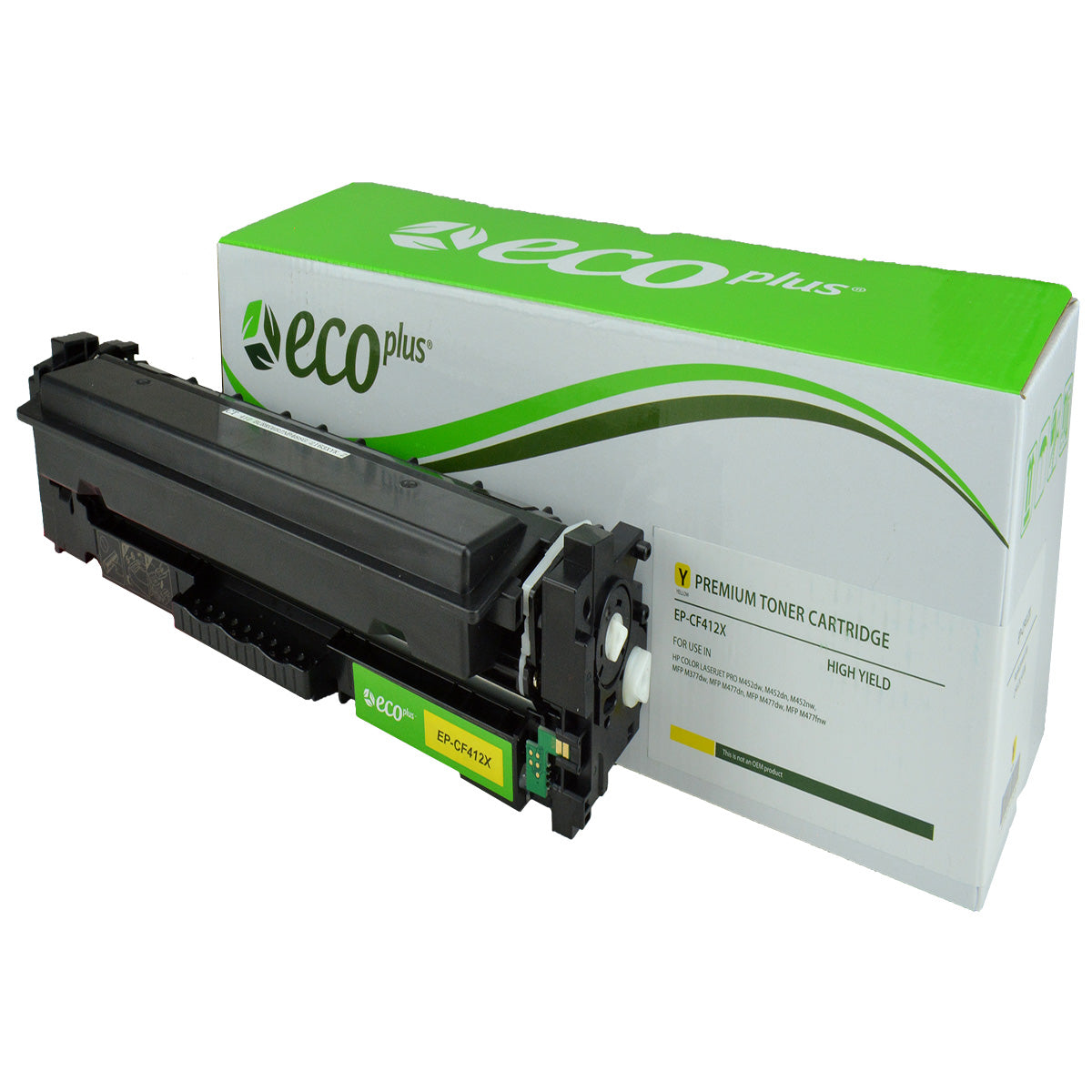 HP 410X Remanufactured Toner Cartridge Yellow 5K High Yield